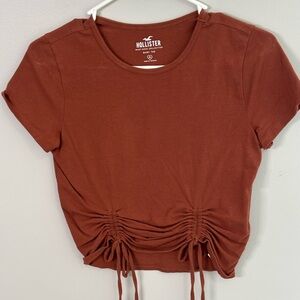 Hollister Women's Rust Crop Top
